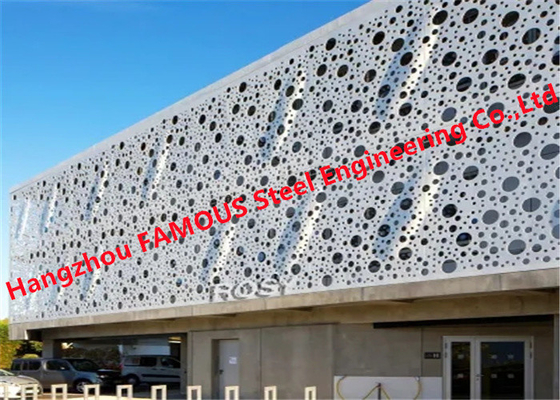 Porcelana Perforado defender los paneles de pared PVDF cubrió el panel de aluminio 20m m del panal proveedor