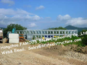Porcelana Tipo de acero puente galvanizado modular galvanizado del carril HD200 del puente de Bailey de la instalación fácil solo proveedor