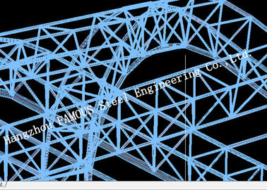 Porcelana Estructura de acero del estadio sintético que construye diseños de ingeniería arquitectónicos y estructurales proveedor