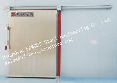 Porcelana Puerta deslizante de metales pesados industrial aislada automática para el almacenamiento de la cámara fría proveedor