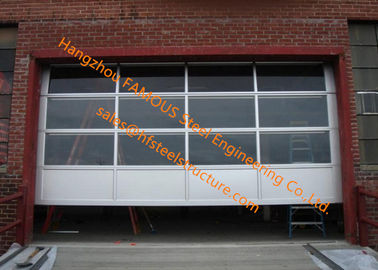 Porcelana Puerta de arriba a la vista de cristal moderada aislada aluminio motorizada del garaje proveedor