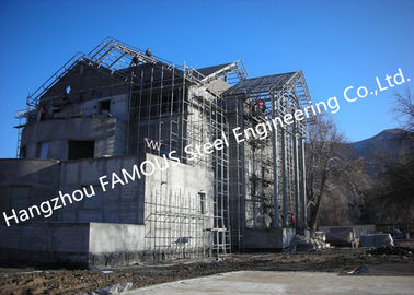 Porcelana Construcción de edificios pre dirigida de acero ligera de la casa del chalet de la estructura con los sistemas del revestimiento proveedor