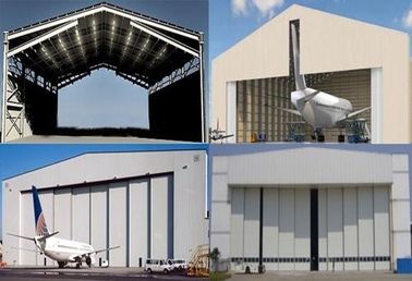 Porcelana Solos edificios del hangar de los aviones de la estructura de acero del palmo proveedor