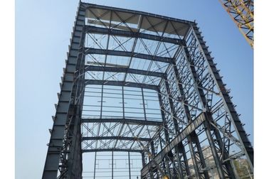 Porcelana Edificios de acero industriales estructurales de acero pesados de Q345QD con la estructura de acero soldada con autógena del haz de H proveedor