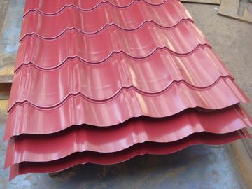 Porcelana El taller del acero que cubría del tejado del metal de AISI/de ASTM/de JIS esmaltó forma de la teja proveedor