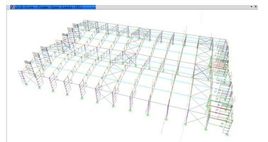 Porcelana Diseños de ingeniería estructurales arquitectónicos preliminares con el marco metálico proveedor