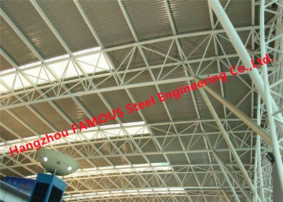 Porcelana ETFE PTFE cubrió el estándar de acero estructural de América Europa del toldo del braguero del tejado de la tela de la membrana del estadio proveedor