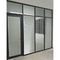 Oficina acústica esmaltada doble de la división de cristal del panel con las persianas intermedias proveedor