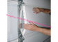 Sistema elegante inoxidable ligero del acceso de la puerta deslizante con el panel de la puerta de la base del poliuretano proveedor