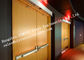 Arriba uso clasificado pintado material refractario del apartamento de las puertas dobles del fuego de madera proveedor