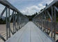 200 Tipo de tratamiento de superficie galvanizada permanente Acero Bailey Bridge Puente doble filas Puente proveedor