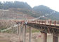 Palmo largo prefabricado modificado para requisitos particulares de la construcción de puente de Bailey de la estructura de acero del diseño proveedor