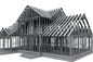 Hogar de acero pintado de la construcción de viviendas del   ligero modular prefabricado del   con la cocina proveedor