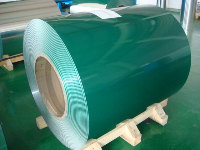 Gavalnized coloreó la bobina de acero prepintada, Al-Zn en baño caliente 0.3-2.0m m 2