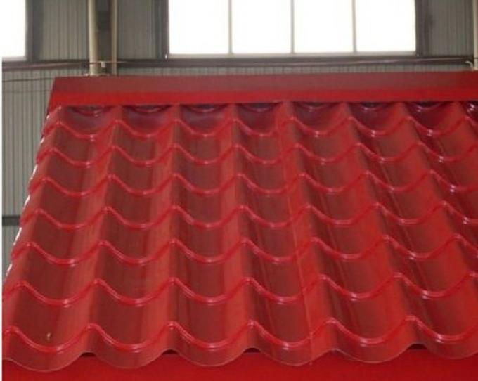Máquina de acero 6.5KW de la formación de hoja de la techumbre del panel de la teja y de pared de tejado 1