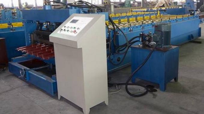 Emparede el rollo acanalado revestimiento que forma la máquina modificada para requisitos particulares con hidráulico 2