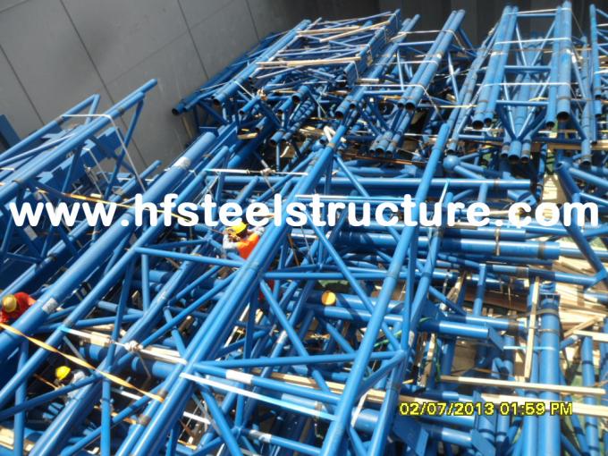 braguero industrial pesado Pre-dirigido de la tubería de acero de las fabricaciones del acero estructural del taller 2