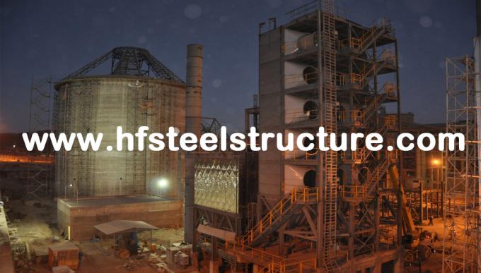 Sistema de la estructura de acero de edificios de acero industriales de la plataforma industrial de la mina 4