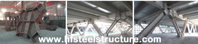 Edificios de acero comerciales galvanizados prefabricados de la inmersión caliente con acero en frío 5