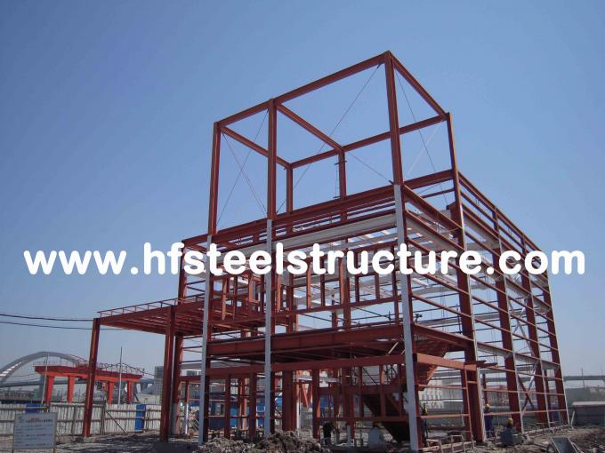 Edificios de acero comerciales galvanizados prefabricados de la inmersión caliente con acero en frío 8