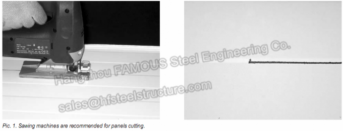 Techumbre aislada EPS del panel de bocadillo de la casa de los paneles de bocadillo del metal 3