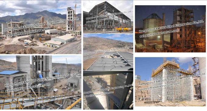 Planta industrial del cemento de Bolivia de las fabricaciones del acero estructural 1
