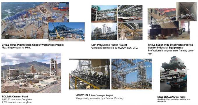 Planta industrial del cemento de Bolivia de las fabricaciones del acero estructural 12