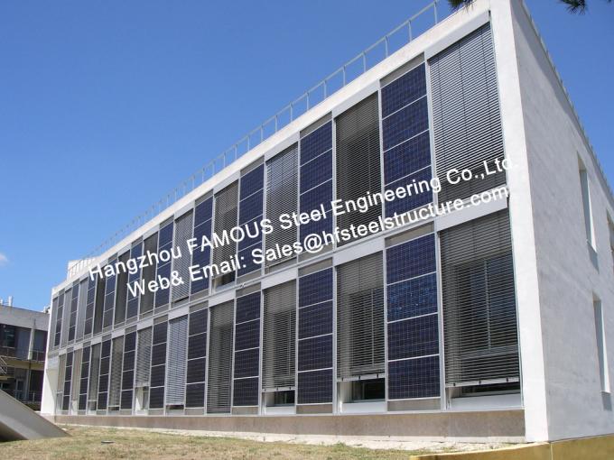 Pared de cortina de cristal de los módulos solares fotovoltaicos integrados de Fatades con el componente del solo cristal 1