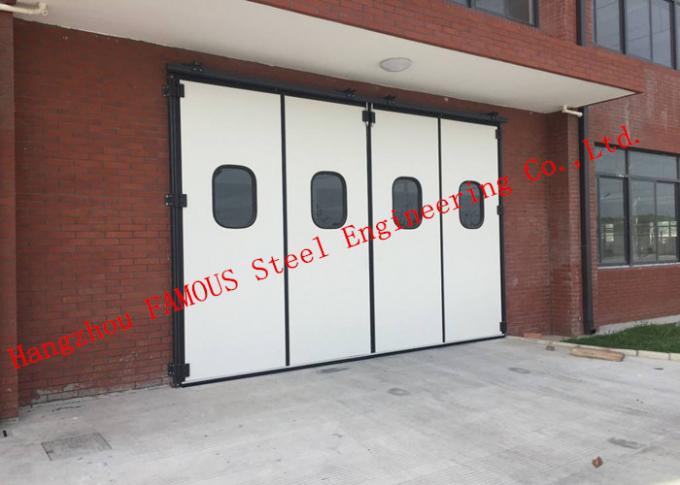 El soldado modificó las puertas industriales del garaje para requisitos particulares para Warehouse/el almacenamiento de la cámara fría 0