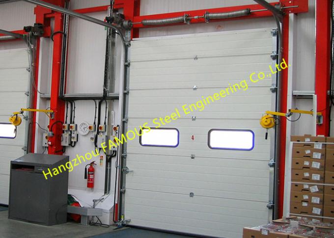 Puertas industriales motorizadas del garaje con uso rápido teledirigido de la emergencia del fuego de las puertas de la respuesta 0