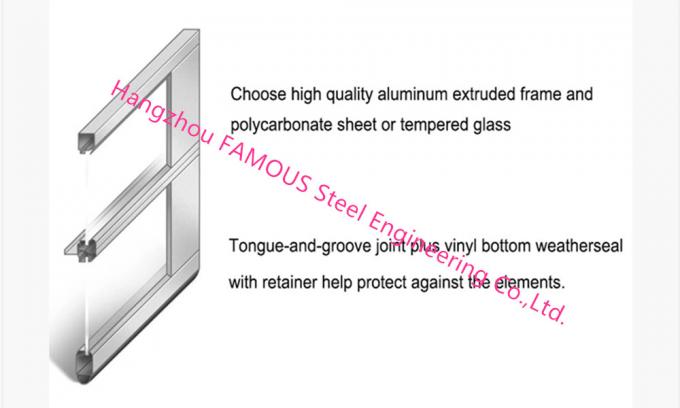 Puerta de arriba a la vista de cristal moderada aislada aluminio motorizada del garaje 0