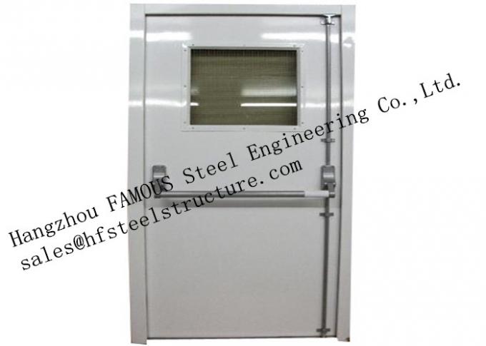 Puertas cortafuego de acero huecos industriales galvanizadas para el uso residencial 0