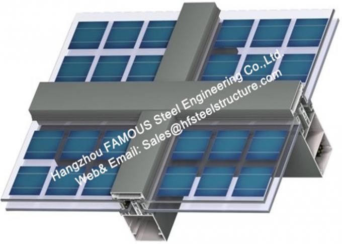 Photovoltaics integró la pared de cortina de cristal de los módulos solares de las fachadas con el solo componente de cristal 0