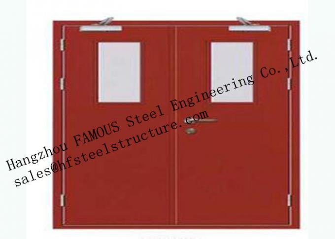 Puertas industriales clasificadas del garaje del fuego de acero de los estándares europeos para el almacenamiento de Warehouse 0