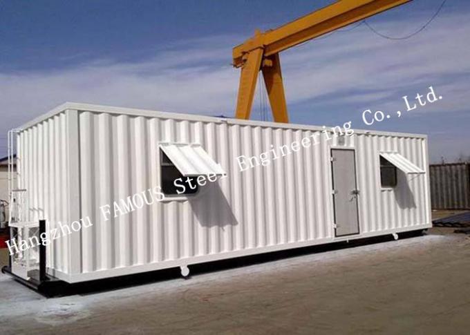 Casa prefabricada modificada modificada para requisitos particulares instalación fácil del contenedor de almacenamiento para el alojamiento temporal 1
