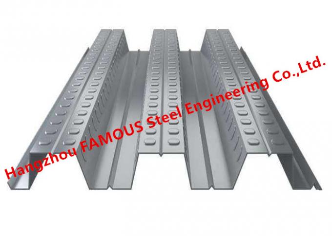 Decking compuesto del piso del metal y hoja galvanizada del Decking del piso de acero acanalados 0
