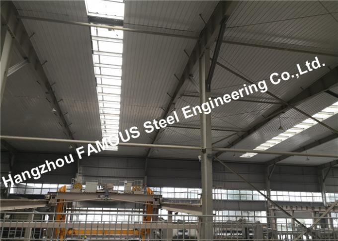 Taller pesado económico y Warehouse de la estructura de acero con las grúas de puente de arriba 0