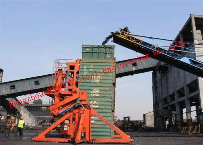 Fabricaciones del acero estructural de la maquinaria de Gallary de los canales inclinados de transportador para la construcción del puerto 0