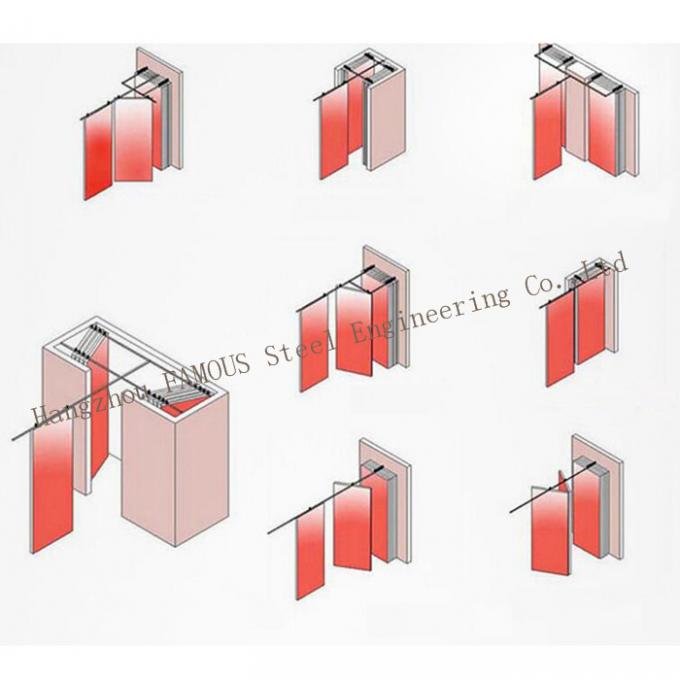 Oficina acústica esmaltada doble de la división de cristal del panel con las persianas intermedias 0