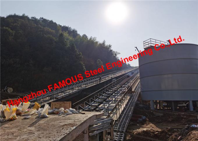 Cadena de producción de piedra del molino de la explotación minera construcción industrial de la estructura de acero del taller de acero pesado 0