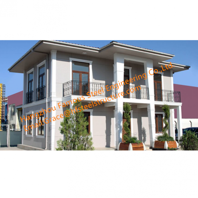 Chalet de acero de la casa prefabricada de la construcción de viviendas del indicador ligero adaptable del OEM 0