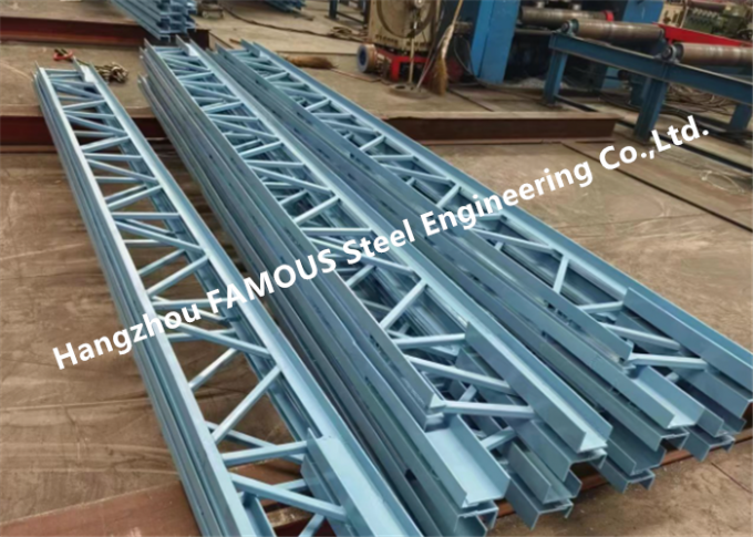 Viguetas de acero fabricadas modificadas para requisitos particulares para el piso del Decking del metal 0