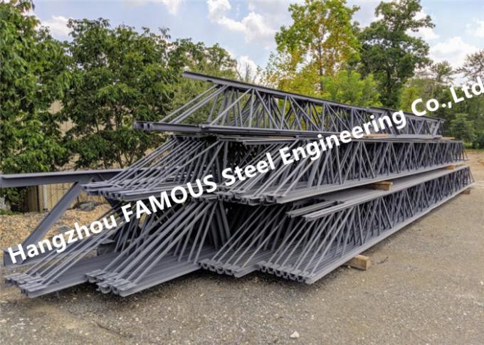 Viguetas de acero fabricadas modificadas para requisitos particulares Q345B para el piso concreto del Decking del metal 0