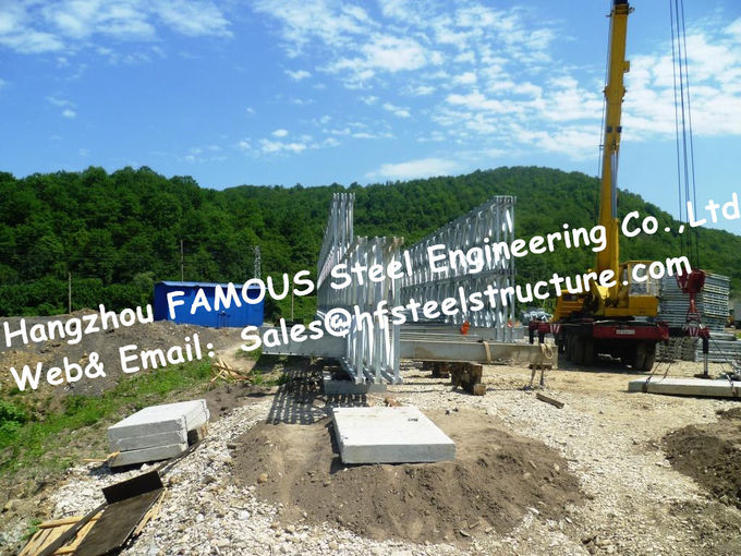 Puente de Bailey estructural de acero prefabricado de la fuente de acero del fabricante del acero reforzado Q345 0