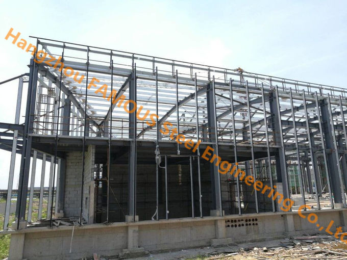 Edificios de acero industriales prefabricados de cintura baja Warehouse/diseño del taller 0