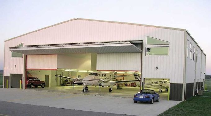 Hangares de acero prefabricados modificados para requisitos particulares de los aviones con el ahorro de trabajo 0