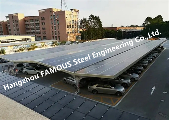 Porcelana Panel fotovoltaico impermeable personalizado Sistema de montaje de cocheras solares de aluminio picovoltio proveedor
