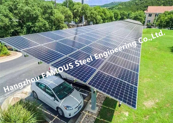 Porcelana La estructura de la producción de energía anodizó los Carports solares de aluminio del picovoltio del panel fotovoltaico proveedor