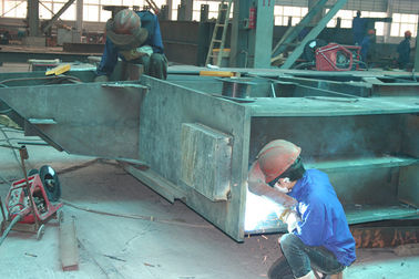 Porcelana Marcos de edificios del acero estructural fabricados cortando, perforación, soldando con autógena proveedor