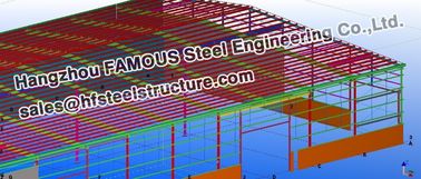 Porcelana Diseños estructurales de acero del genio civil del taller para las fabricaciones proveedor